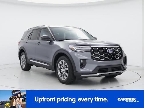 Gray 2025 Ford Explorer Platinum