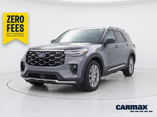 Gray 2025 Ford Explorer Platinum