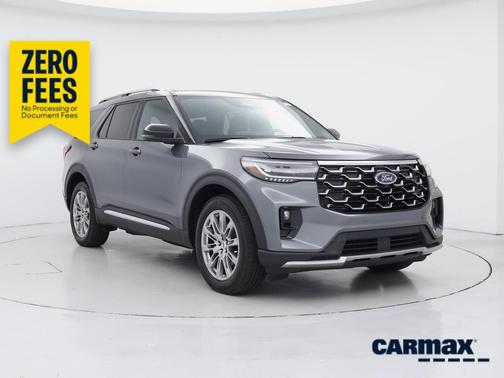 Gray 2025 Ford Explorer Platinum