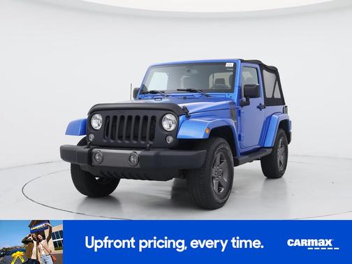 Blue 2016 Jeep Wrangler Freedom