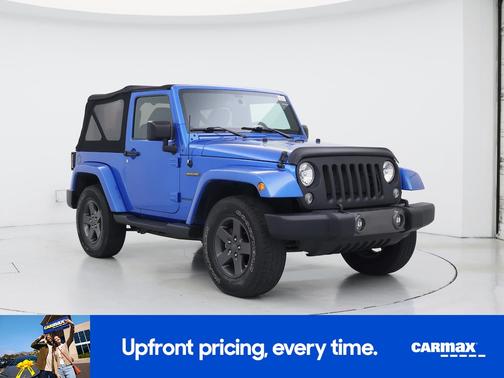 Blue 2016 Jeep Wrangler Freedom