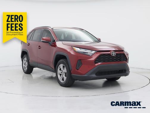Red 2022 Toyota RAV4 XLE