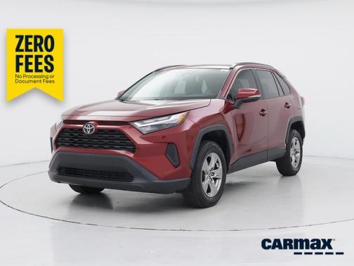 Red 2022 Toyota RAV4 XLE