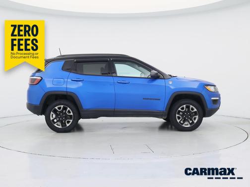 Blue 2018 Jeep Compass Trailhawk