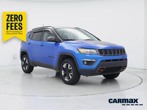 Blue 2018 Jeep Compass Trailhawk