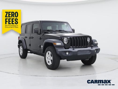 Black 2020 Jeep Wrangler Unlimited Sport S