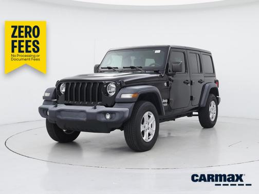 Black 2020 Jeep Wrangler Unlimited Sport S