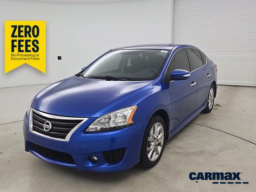 Blue 2015 Nissan Sentra SR