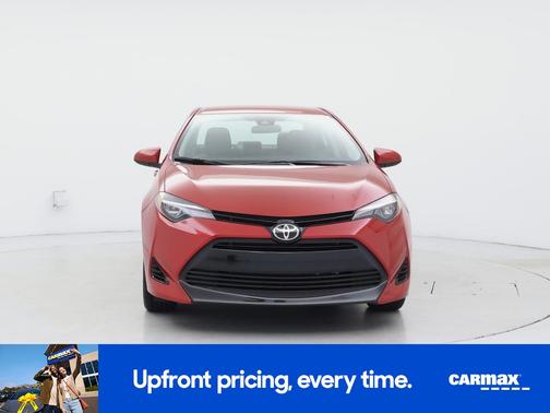 Red 2017 Toyota Corolla LE