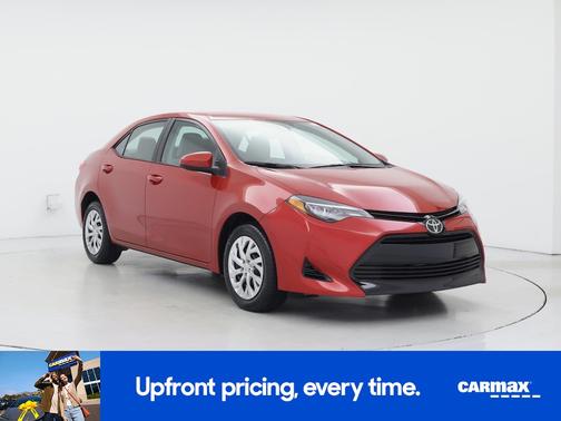 Red 2017 Toyota Corolla LE