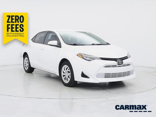 White 2019 Toyota Corolla LE