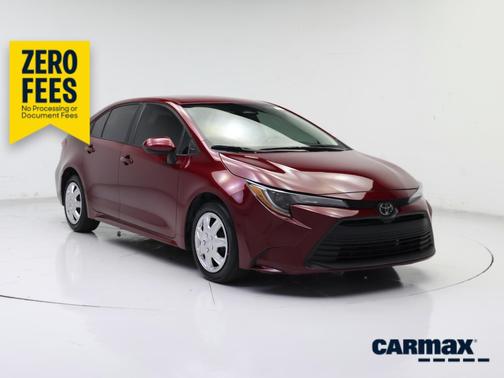 Red 2025 Toyota Corolla LE