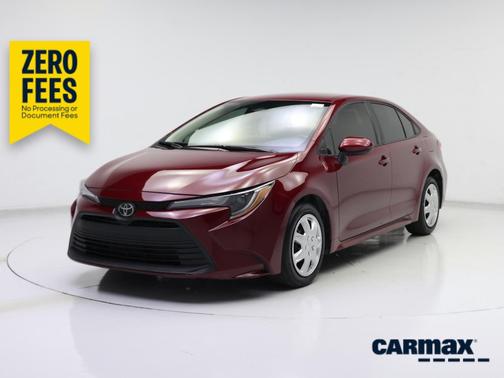 Red 2025 Toyota Corolla LE