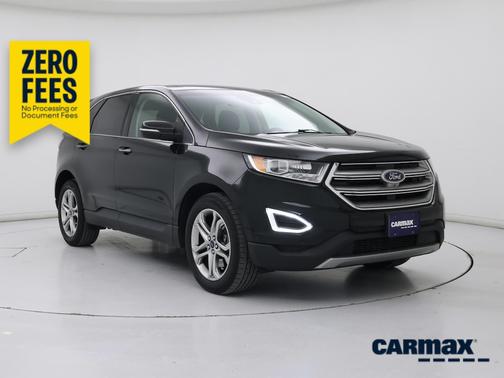 Black 2015 Ford Edge Titanium