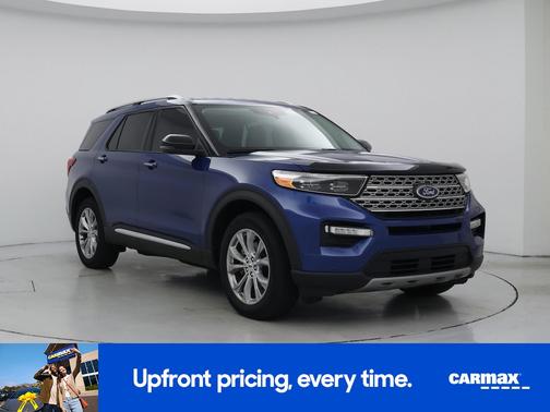 Blue 2021 Ford Explorer Limited