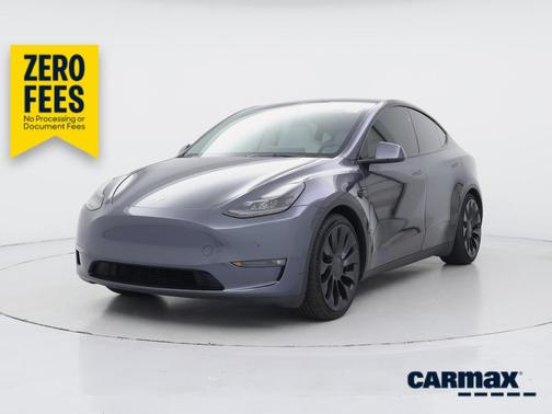 Gray 2023 Tesla Model Y Performance