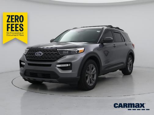 Gray 2021 Ford Explorer XLT