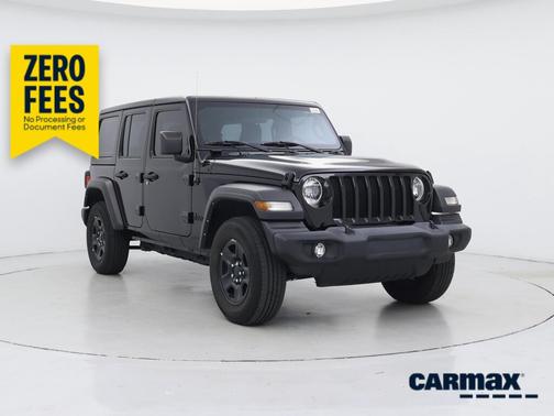 Black 2022 Jeep Wrangler Unlimited Sport