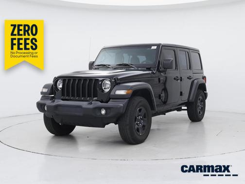 Black 2022 Jeep Wrangler Unlimited Sport