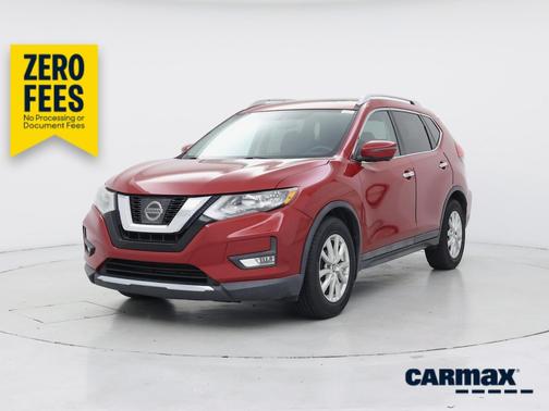 Red 2017 Nissan Rogue SV