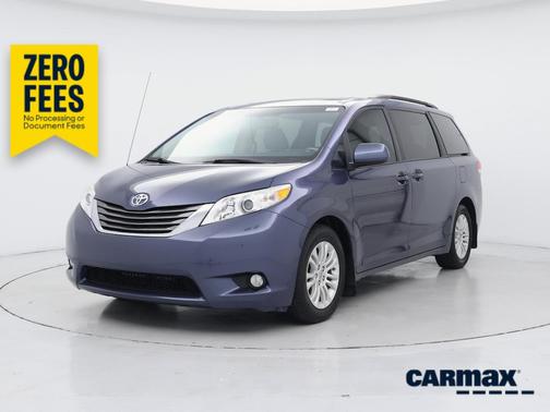 Blue 2014 Toyota Sienna XLE