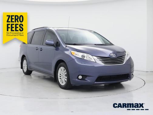 Blue 2014 Toyota Sienna XLE