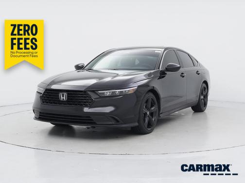 Black 2024 Honda Accord Hybrid Sport