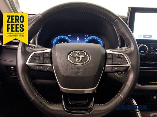 Blue 2023 Toyota Highlander Platinum