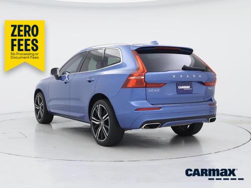 Blue 2019 Volvo XC60 T6 R-Design