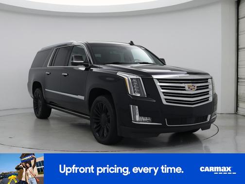 Black 2018 Cadillac Escalade ESV Platinum