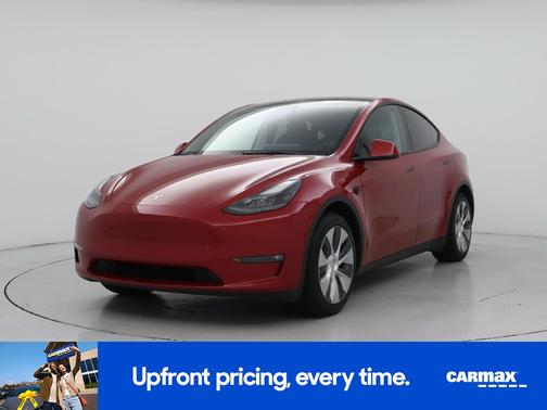 Red 2023 Tesla Model Y Long Range