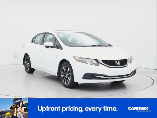 White 2014 Honda Civic EX