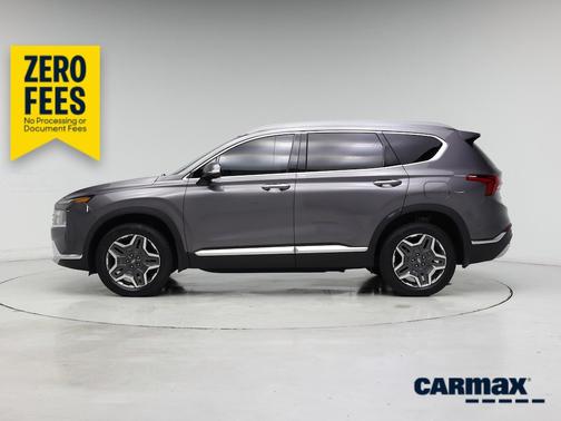 Gray 2021 Hyundai SANTA FE HEV SEL Premium