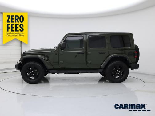 Green 2022 Jeep Wrangler Unlimited Sahara Altitude