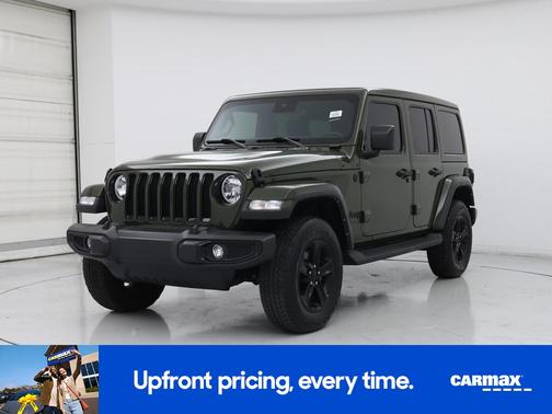 Green 2022 Jeep Wrangler Unlimited Sahara Altitude