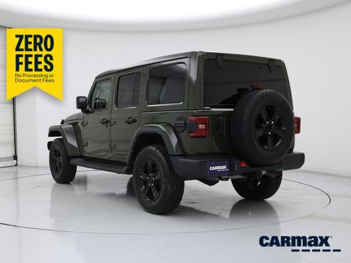 Green 2022 Jeep Wrangler Unlimited Sahara Altitude