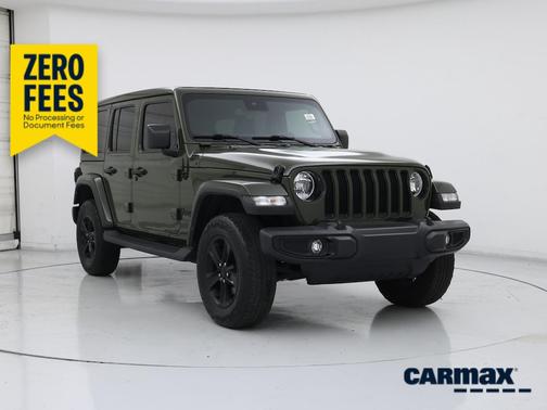 Green 2022 Jeep Wrangler Unlimited Sahara Altitude