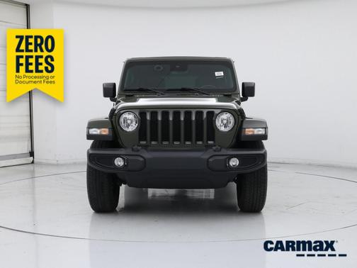 Green 2022 Jeep Wrangler Unlimited Sahara Altitude