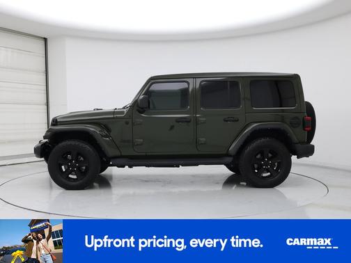 Green 2022 Jeep Wrangler Unlimited Sahara Altitude