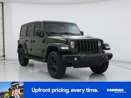 Green 2022 Jeep Wrangler Unlimited Sahara Altitude