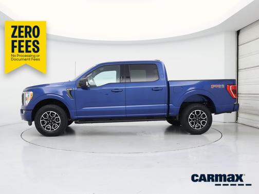 Blue 2023 Ford F-150 XLT
