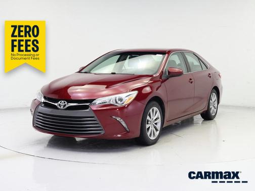 Red 2015 Toyota Camry XLE