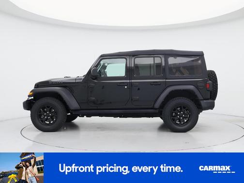 Black 2022 Jeep Wrangler Unlimited Willys