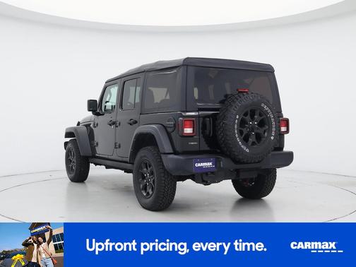 Black 2022 Jeep Wrangler Unlimited Willys