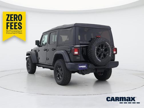 Black 2022 Jeep Wrangler Unlimited Willys