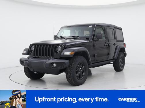 Black 2022 Jeep Wrangler Unlimited Willys