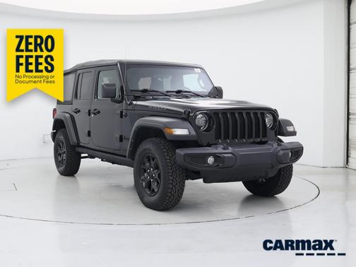 Black 2022 Jeep Wrangler Unlimited Willys