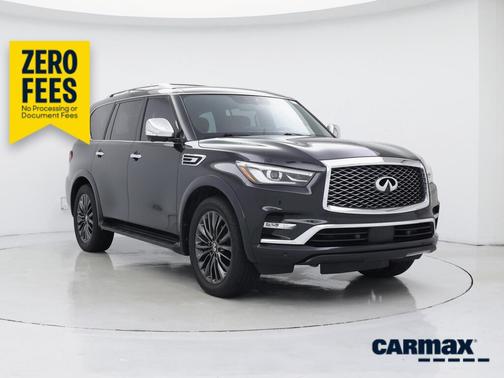 Black 2022 INFINITI QX80 Sensory