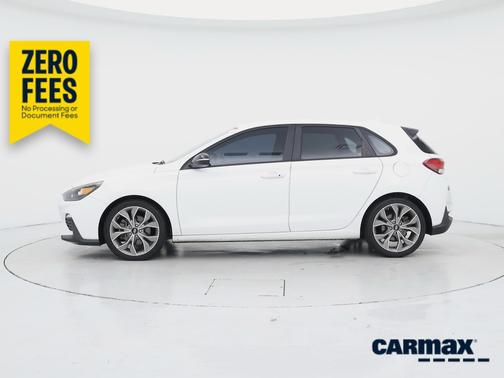 White 2020 Hyundai ELANTRA N Line