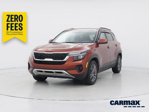 Orange 2021 Kia Seltos S